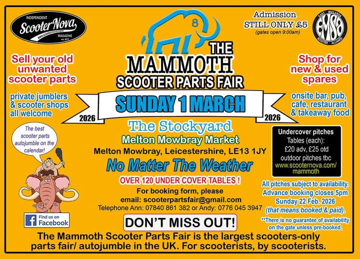 Mammoth Scooter Parts Fair