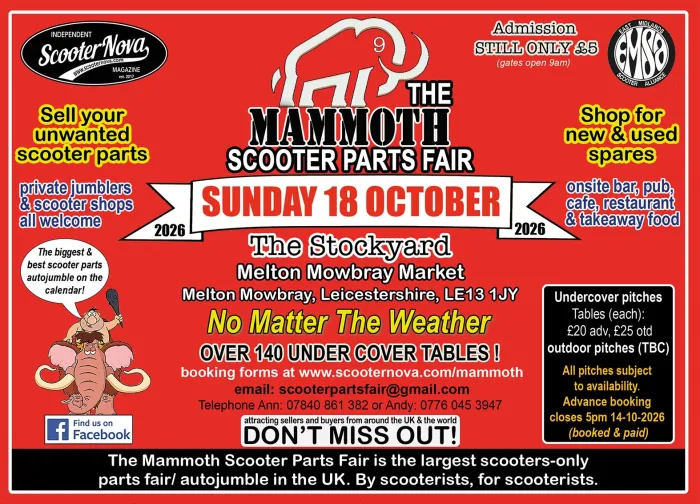 Mammoth Scooter Parts Fair